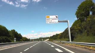 preview picture of video 'Driving On The D87 & N164 From La Croix Madeleine To Carhaix Plouguer, Brittany, France'