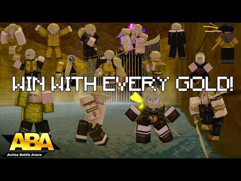 ABA UNTIL I WIN WITH ALL OF MY GOLD SKINS! | Roblox ABA