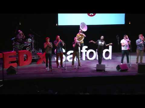 A twisted mix of funk, soul, hiphop & aggressive jazz: Riot Jazz at TEDxSalford