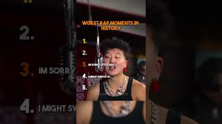 Worst Rap Moments In History #rap #rapbattle #ranking #daveblunts #shorts