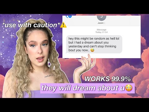 MANIFEST THAT THEY DREAM ABOUT YOU & YES IT F***IN WORKS  |  Telepathy