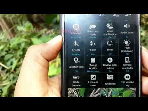 Android Lollipop : How to turn on or turn off flash in Samsung Galaxy S5 camera