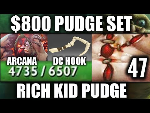 $800 PUDGE Set NEW CANCER RAIDBOSS 6K HP 7.20 Update Epic Pro WTF Arcana DC Hook Dota 2