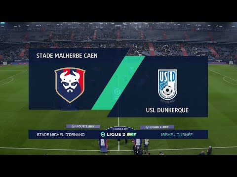 J18 Ligue 2 BKT : Le résumé vidéo de SMCaen 1-0 USL Dunkerque
