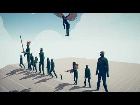 ZOMBIE TEAM vs RANGED TEAM - Totally Accurate Battle Simulator TABS