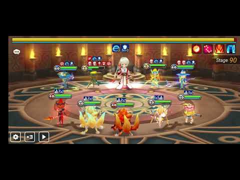 How to beat Stage toa 90 Chiwu Summoners War