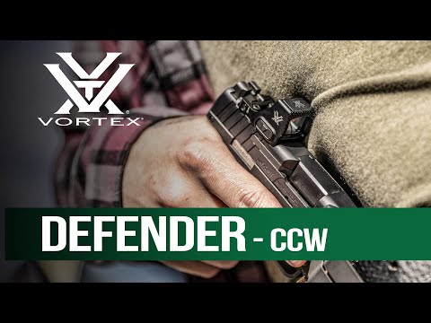 ALL NEW Vortex Defender CCW Red Dot 3MOA and 6MOA