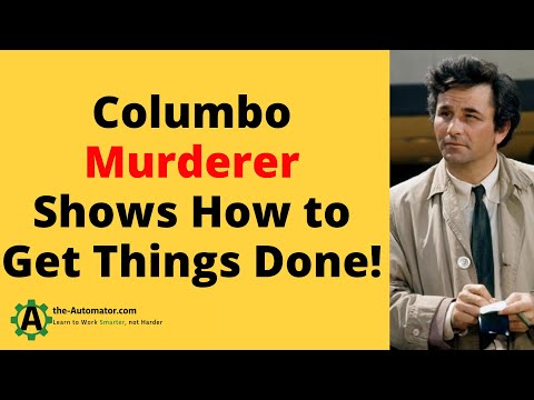 Columbo Murder demonstrates great planning skills