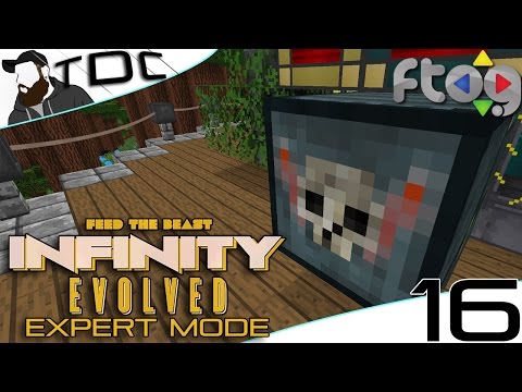 MINECRAFT MODS FTB Infinity Evolved | DRACONIC EVOLUTION MOB GRINDER! | Episode 16 (EXPERT MODE)