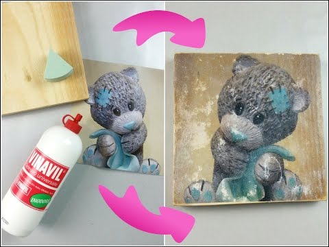 TUTORIAL: TRANSFER IMAGES FROM PAPER TO WOOD WITH VINAVIL (DIY)