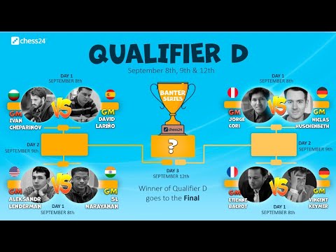 GM Ivan Cheparinov (BUL) vs GM David Lariño (ESP)  | Banter Series | Qualifier D | Day 1