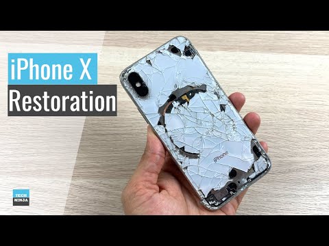 iPhone X Restoration | Restoring Destroyed iPhone X | iPhone X Full Restoration