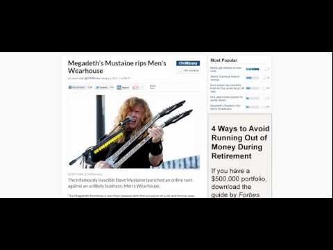 Dave Mustaine Calls Out CNN