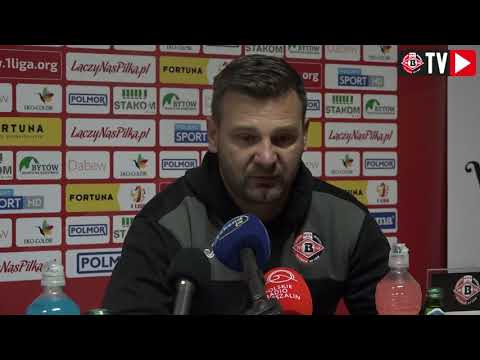 Konferencja prasowa po meczu Bytovia - ŁKS 0:2