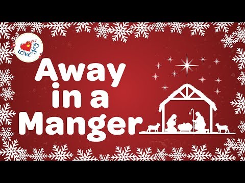 Away in a Manger with Lyrics ⭐️