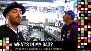 Evidence & Alchemist - What's In My Bag?