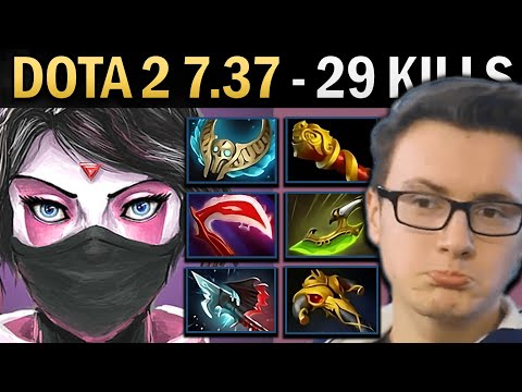 Templar Assassin Gameplay Miracle with 29 Kills and Brooch - Dota 2 7.38