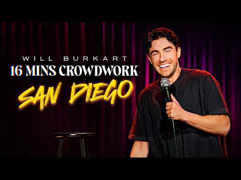 16 Minuten Crowdwork in San Diego | Will Burkart Stand Up