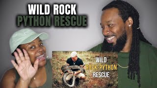 Wild Rock PYTHON Rescue 😱 | American Couple Reacts to Dean Schneider