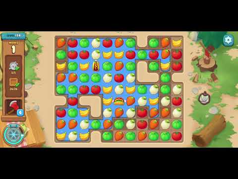 We Bare Bears Match3 Repairs Level 158 - No Boosters