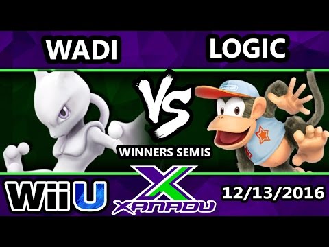 S@X 180 - SS | Wadi (Mewtwo) Vs. VGBC | Logic (Diddy Kong) - SSB4 Winners Semis - Smash for Wii U