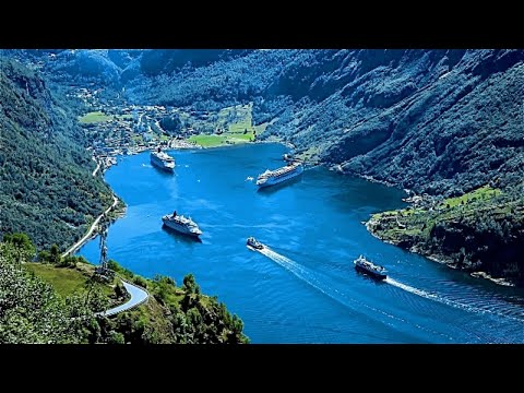 Geirangerfjorden The Fjord Of Geiranger, Norway