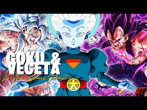 Angel Goku And Mastered Ultra Ego Vegeta VS The Grand Priest Battle Theme