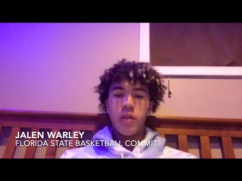 Five-Star PG Jalen Warley talks with ZAGSBLOG about his recent commitment to Florida State.