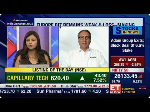 ELGi | Dr. Jairam Varadaraj joined ET Now Market on Global Demand Trends | Tariff Impacts