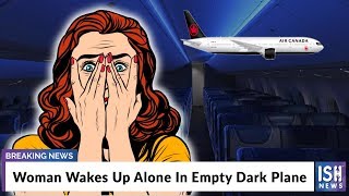 Woman Wakes Up Alone In Empty Dark Plane