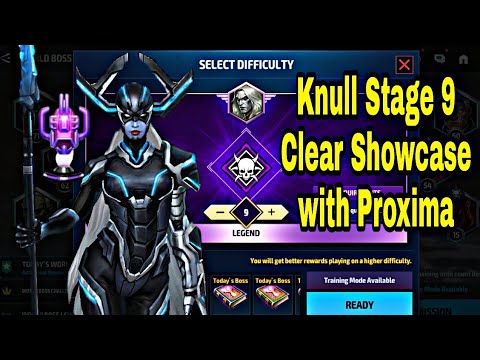 Proxima Gameplay Showcase With Rage | Knull Stage 9 Clear Guide - Marvel Future Fight
