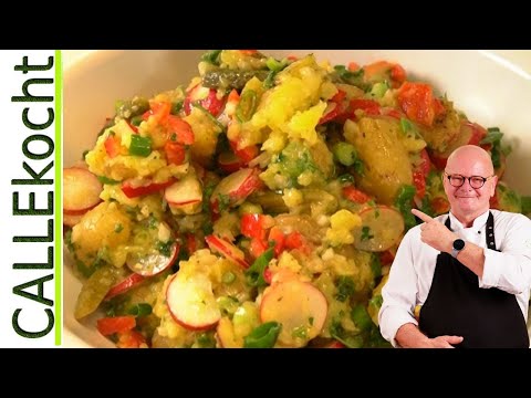 Der schnellste Kartoffelsalat der Welt mit Essig & Öl in 30 Minunten!