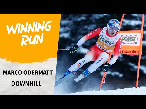 Marco Odermatt tames Saslong course to win Gardena DH | FIS Alpine World Cup 24-25