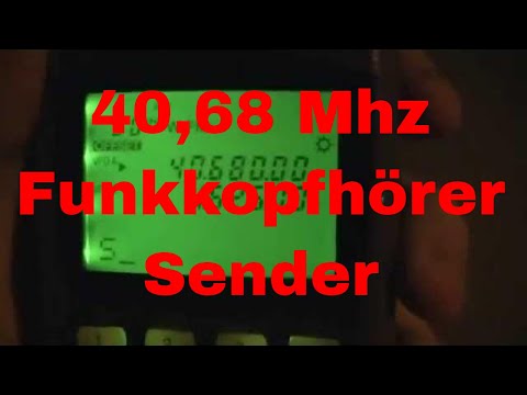 Reichweitentest Wetekom Funkkopfhörer Sender 40,68 Mhz - eflose #358