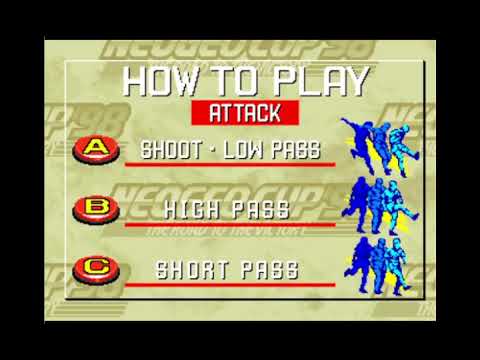 Neo Geo Cup '98 The Road to the Victory   How to Play Intro