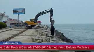 preview picture of video 'Mudanya Sahil Projesi Başladı'