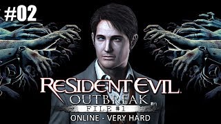 Resident Evil Outbreak File #1 on Very Hard - Online 4 player Co-Op Ep 02