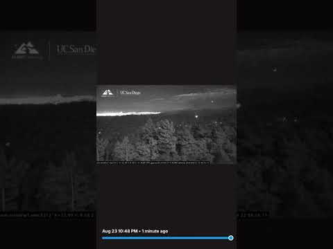 UFOs!?!? you tell me. filmed from the local  mountain cameras
