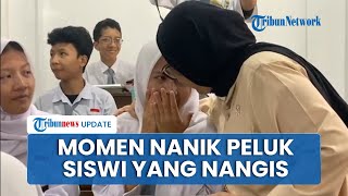 Tinjau MBG di SMKN Jakarta Bersama Wamenkes, Nanik Peluk Siswi Nangis hingga Tanya Menu