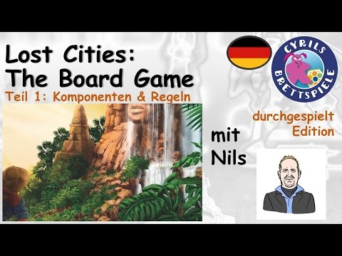 Cyrils Brettspiele - Lost Cities: The Board Game Brettspiel (S71E01) - Komponenten & Regeln