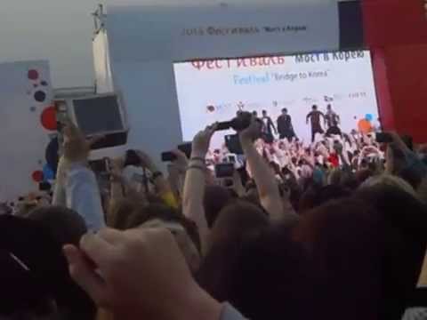 140614 Bridge to Korea in Moscow - BTS - Boy In Luv