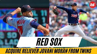 Red Sox Acquire Reliever Jovani Morán from Twins for Utility Player Mickey Gasper