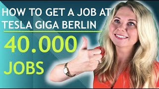 HOW TO GET A JOB AT TESLA GIGA FACTORY BERLIN