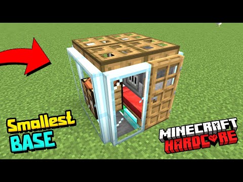 BlackClue Gaming - I Built Minecraft's Smallest Base in Minecraft Hardcore (#6)