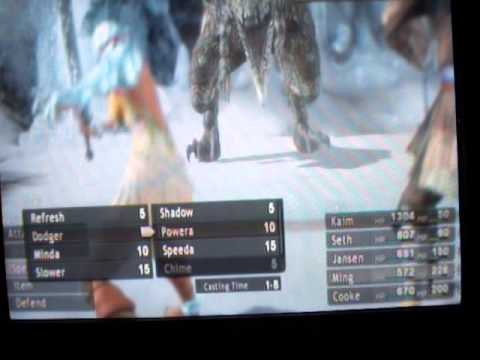 Lost Odissey Boss Battle DinoZaurus