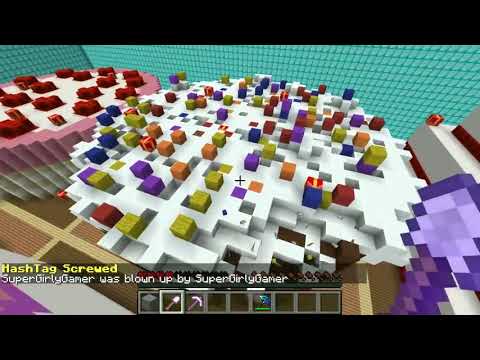 popularmmos pat and jen Minecraft  CAKE WORLD HUNGER GAMES   Lucky Block Mod   Modded Mini Game