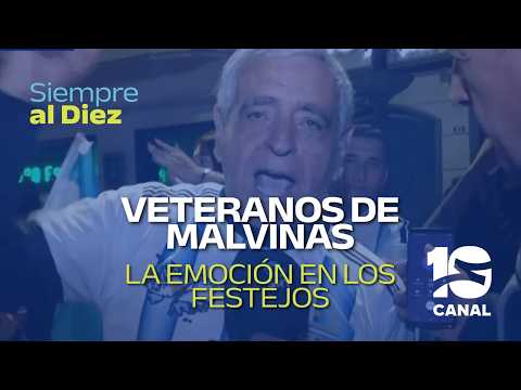 Veterano de la Guerra de Malvinas en los festejos por la eliminación de Inglaterra del Mundial 2026