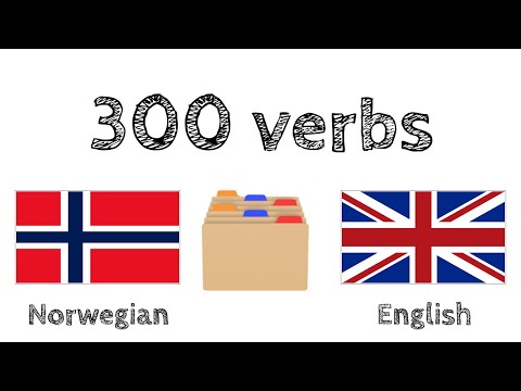 300 verbs + Reading and listening: - Norwegian + English - (native speaker)