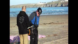 Steve and Jason's first days Paragliding in Pembrokeshire, Wales 12 12 10,