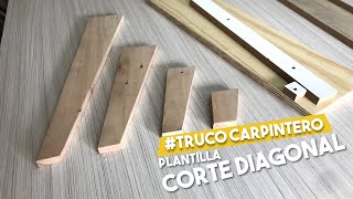 #TrucoCarpintero PATAS ESCANDINAVAS, PLANTILLA, PROYECTO MUEBLE